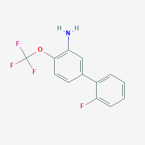 2'-Fluoro-4-(trifluoromethoxy)biphenyl-3-amine