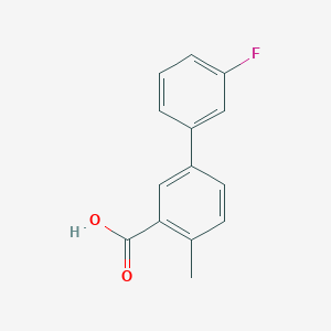 5-(3-Fluorophenyl)-2-methylbenzoic acid