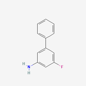 molecular formula C12H10FN B7837962 3-Fluoro-5-phenylaniline 