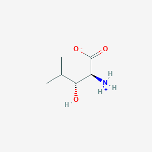 molecular formula C6H13NO3 B7837966 (2S,3R)-2-azaniumyl-3-hydroxy-4-methylpentanoate 