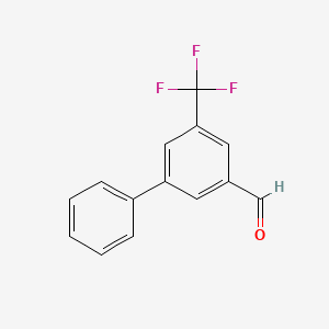molecular formula C14H9F3O B7838012 3-Phenyl-5-(trifluoromethyl)benzaldehyde 