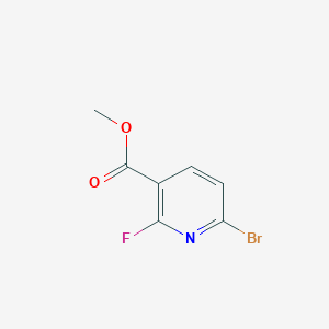 molecular formula C7H5BrFNO2 B7838148 Methyl 6-bromo-2-fluoronicotinate 