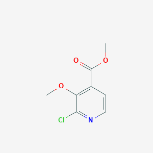 molecular formula C8H8ClNO3 B7838170 Methyl 2-chloro-3-methoxyisonicotinate 
