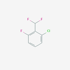 1-Chloro-2-(difluoromethyl)-3-fluorobenzene