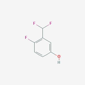 3-(Difluoromethyl)-4-fluorophenol