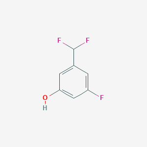 3-(Difluoromethyl)-5-fluorophenol