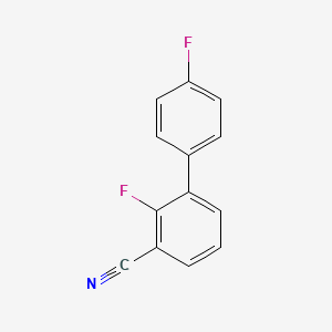 molecular formula C13H7F2N B7838236 4',2-Difluorobiphenyl-3-carbonitrile 