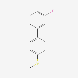 molecular formula C13H11FS B7838239 (3'-Fluorobiphenyl-4-yl)(methyl)sulfane 