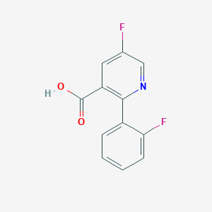 5-Fluoro-2-(2-fluorophenyl)nicotinic acid