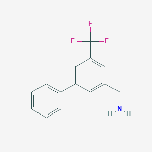 (5-(Trifluoromethyl)-[1,1'-biphenyl]-3-yl)methanamine