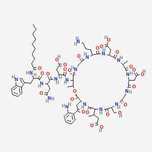 molecular formula C72H101N17O26 B7838382 (d5 major; contains D0) 