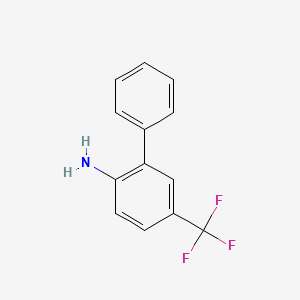 molecular formula C13H10F3N B7838497 5-(Trifluoromethyl)-[1,1'-biphenyl]-2-amine 