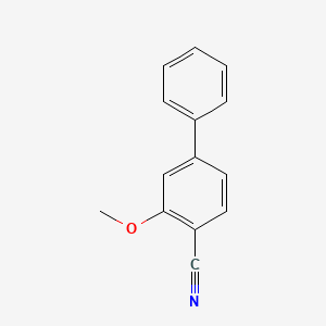 molecular formula C14H11NO B7838503 3-Methoxy-[1,1'-biphenyl]-4-carbonitrile 