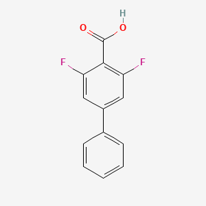 molecular formula C13H8F2O2 B7838510 3,5-Difluorobiphenyl-4-carboxylic acid 