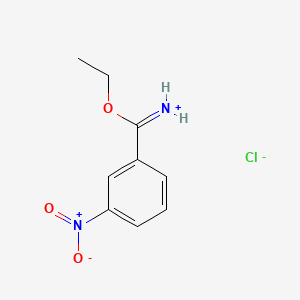 [Ethoxy-(3-nitrophenyl)methylidene]azanium;chloride