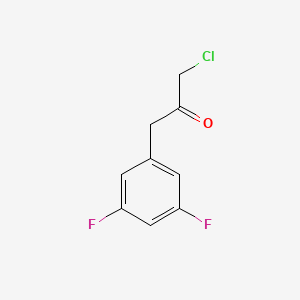 molecular formula C9H7ClF2O B7838567 1-Chloro-3-(3,5-difluorophenyl)propan-2-one 
