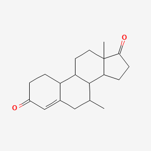 molecular formula C19H26O2 B7838580 7-alpha-Methyl-estra-4-ene-3,17-dione 