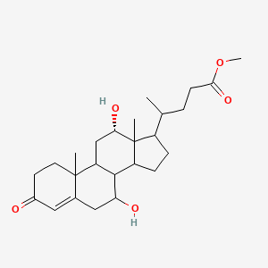 molecular formula C25H38O5 B7838589 Methyl 3-keto-delta-4-cholate 