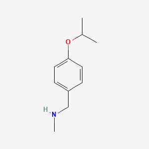 molecular formula C11H17NO B7838646 Methyl({[4-(propan-2-yloxy)phenyl]methyl})amine 