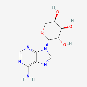 molecular formula C10H13N5O4 B7838668 9-β-D-阿拉伯呋喃糖基腺嘌呤 