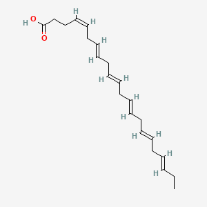 molecular formula C22H32O2 B7838674 cis-Docosa-4,7,10,13,16,19-hexaenoic acid 