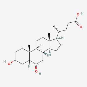 molecular formula C24H40O4 B7838700 alpha-Hyodeoxycholic acid 