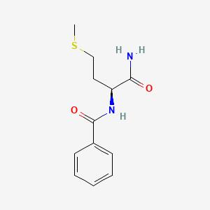 molecular formula C12H16N2O2S B7838836 Benzoyl-L-methionine amide 