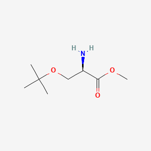 molecular formula C8H17NO3 B7839112 Methyl (2R)-2-amino-3-(tert-butoxy)propanoate 