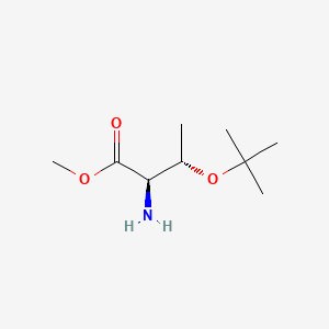 molecular formula C9H19NO3 B7839119 methyl (2R,3S)-2-amino-3-(tert-butoxy)butanoate 