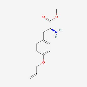 molecular formula C13H17NO3 B7839120 O-Allyltyrosine methyl ester 