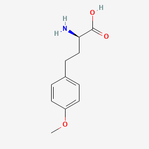 molecular formula C11H15NO3 B7839121 (R)-2-Amino-4-(4-methoxy-phenyl)-butyric acid 