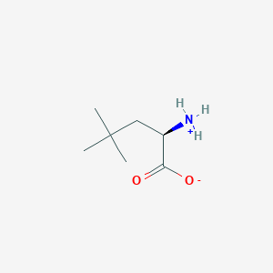 (2R)-2-azaniumyl-4,4-dimethylpentanoate