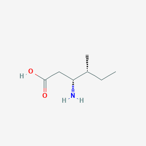 molecular formula C7H15NO2 B7839176 (3R,4R)-3-amino-4-methylhexanoic acid 
