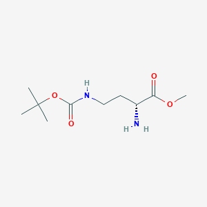 methyl (2R)-2-amino-4-{[(tert-butoxy)carbonyl]amino}butanoate
