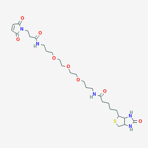 molecular formula C27H43N5O8S B7839242 Biotin-dPEG(R)3-MAL 