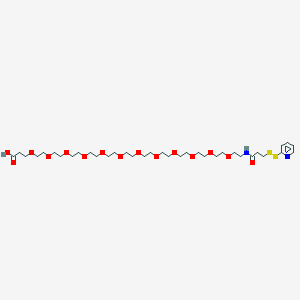 molecular formula C35H62N2O15S2 B7839248 SPDP-PEG12-acid 