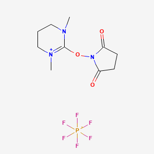 molecular formula C10H16F6N3O3P B7839272 HDPyOSu CAS No. 443305-33-7