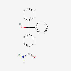 molecular formula C21H19NO2 B7839281 Trityl-OH ChemMatrix(R) resin, 35-100 mesh particle size (wet sieved) 