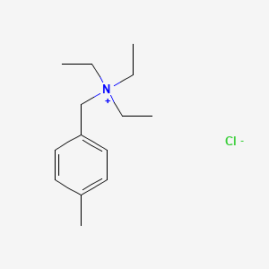 molecular formula C14H24ClN B7839903 Triethyl-[(4-methylphenyl)methyl]azanium;chloride 