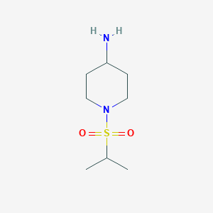 molecular formula C8H18N2O2S B7839937 1-(Propane-2-sulfonyl)piperidin-4-amine CAS No. 783300-21-0