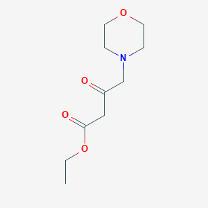 molecular formula C10H17NO4 B7839948 4-吗啉-4-基-3-氧代丁酸乙酯 