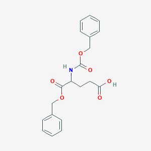 molecular formula C20H21NO6 B7839959 5-Benzyloxy-4-(benzyloxycarbonylamino)-5-oxo-pentanoic acid 