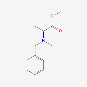 molecular formula C12H17NO2 B7840027 N-Benzyl-N-methyl-L-alanine methyl ester 