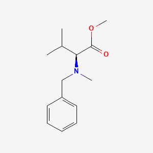 molecular formula C14H21NO2 B7840036 N-Benzyl-N-methyl-L-valine methyl ester 