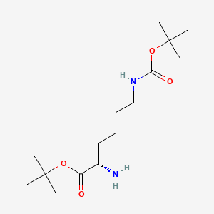molecular formula C15H30N2O4 B7840105 H-Lys(Boc)-OtBu 