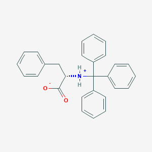 molecular formula C28H25NO2 B7840240 (2S)-3-phenyl-2-(tritylazaniumyl)propanoate 