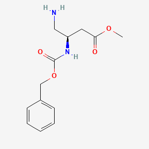 molecular formula C13H18N2O4 B7840273 Z-L-Dbu-Ome HCl CAS No. 845958-78-3