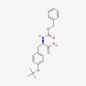 molecular formula C21H25NO5 B7840286 Cbz-D-Tyr(tBu)-OH 
