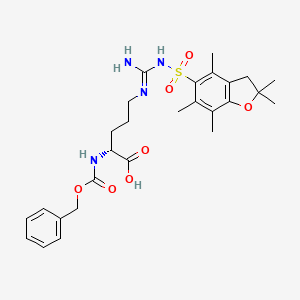 molecular formula C27H36N4O7S B7840288 Cbz-D-Arg(Pbf)-OH 