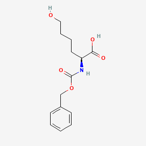molecular formula C14H19NO5 B7840294 N-(Benzyloxycarbonyl)-6-hydroxy-L-norleucine 